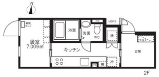 ミオテゾーロ哲学堂カーザの物件間取画像